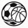 说球帝官方Logo，绿色足球与篮球组合图标，代表足球篮球赛事直播平台
